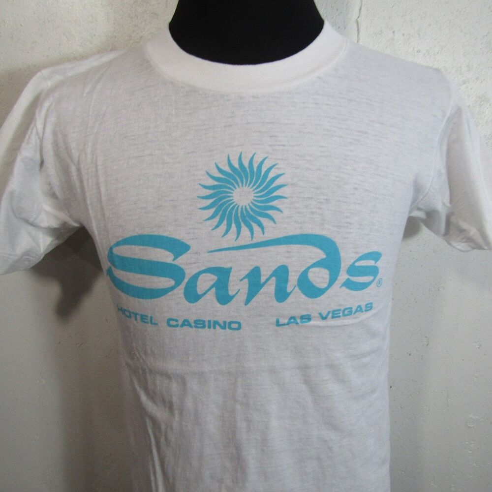 Vintage Sands Hotel Casino Las Vegas T-Shirt Medium M Single Stitch Tee
